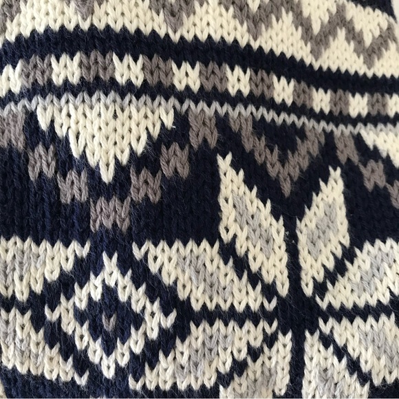 NWT Magaschoni Fair Isle Pullover Sweater 1/4 Zip - Picture 7 of 8
